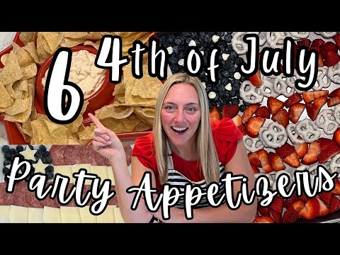 6 Easy & Delicious 4th of July Party Appetizers!