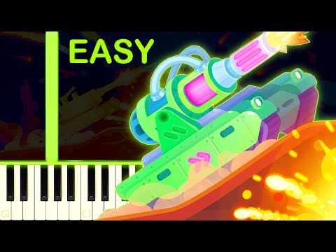 TANK STARS THEME - EASY Piano Tutorial