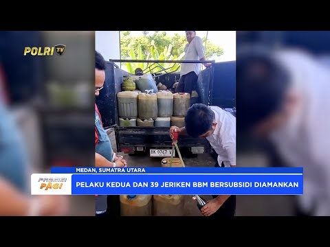 POLDA SUMUT UNGKAP PENIMBUNAN BBM BERSUBSIDI DI DELI SERDANG, DUA PELAKU DIAMANKAN
