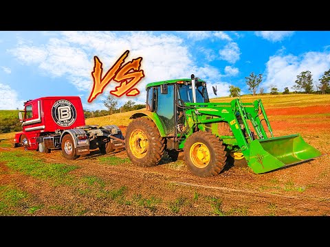MEU TRATOR VS CAMINHAO 112 DO BRUNO GARCIA - CABO DE GUERRA