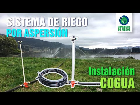 Sistema de Riego por Aspersion | Linea de Riego móvil 160 metros | Aspersores | Instalación Cogua 🇨🇴
