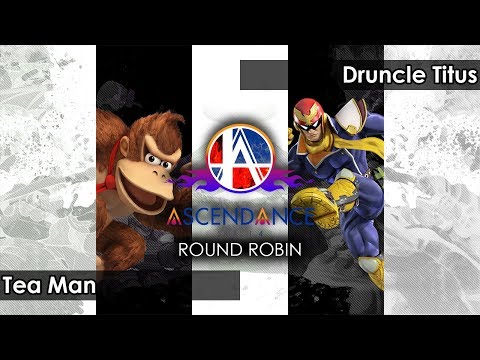 Smash 4: Tea Man (DK) V FSF | Druncle Titus (Falcon) - Ascendance 75 Tournament SSB4