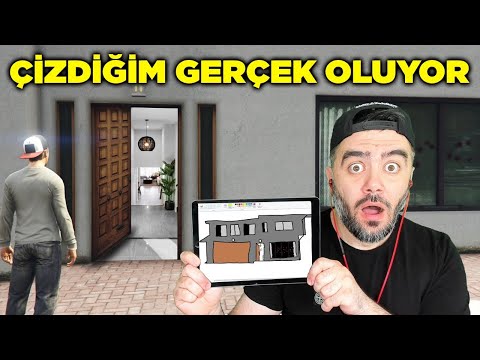 KANLI EVIN KAPISINI AÇIK ÇIZDIM ! KAPI AÇILDIMI ? - GTA 5 MODS