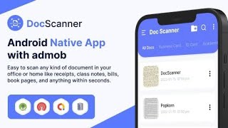 DocScanner Pro - Android App with in-App Purchase and AdMob video preview