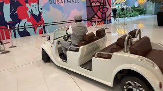 Treated like a King riding in a mini RR in Dubai’s world largest