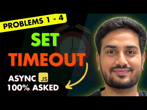 Thumbnail for setTimeout, Loops & Delays | Most Asked Async JS Interview Questions | Ep 02 by Ween
