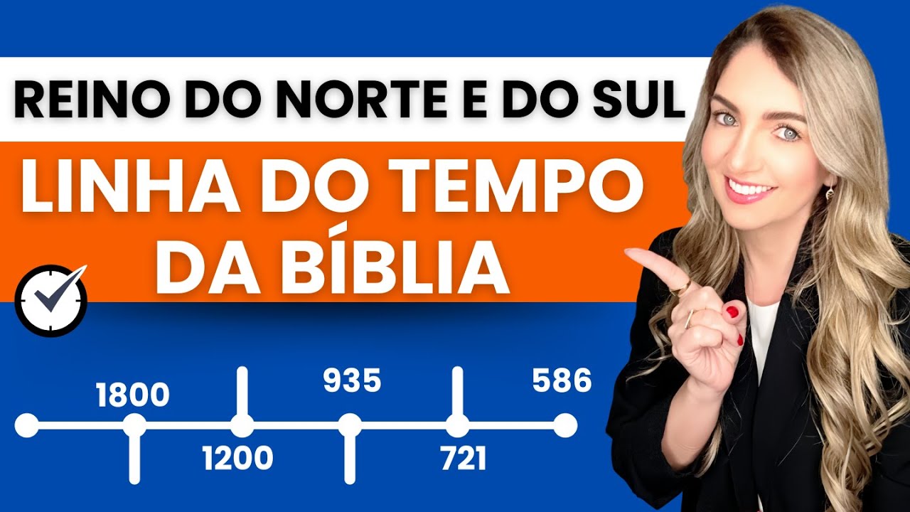 História de Israel - A Linha do tempo da Bíblia. Reino do Norte e Reino do sul