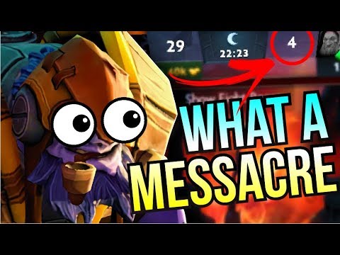 WHAT A MASSACRE 29 - 4 Game Score Tinker by rmn 7.07 | Dota 2