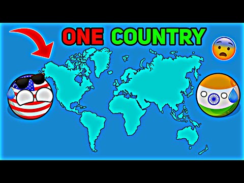 What If The Entire World UNITED as One Country? 🥵 You NEVER Believed THIS! 😱 #Countryballs