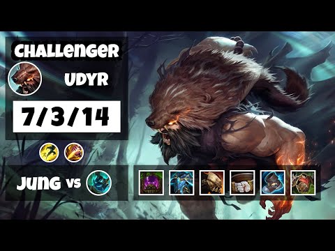 Udyr vs Hecarim EU Challenger JUNGLE (7/3/14) - v11.8