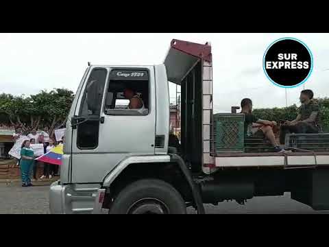 manifestación pacífica del gremio educativo del municipio julio cesar salas Arapuey estado Mérida