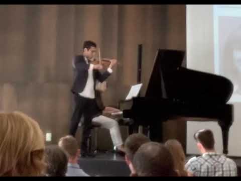Live concert: Pablo de Sarasate - Zigeunerweisen for violin and piano