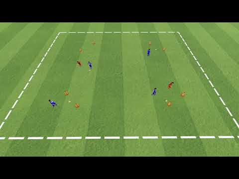 Dribbelspiel - Beidseitige Torverteidigung