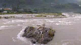 preview picture of video 'Tista river flow during rainy season in rangpo Sikkim'