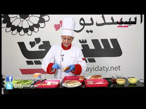 ساندويش جبن الموزاريلا بالفيديو