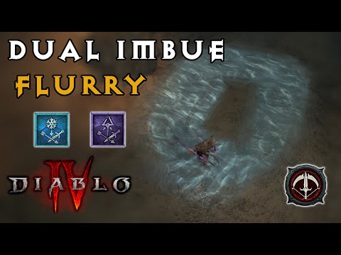 Double Imbuement Flurry Rogue Build - Cold and Shadow - Diablo 4