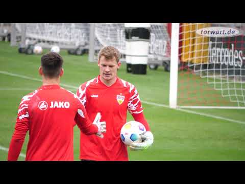 ALEX NÜBEL BEIM ERSTEN TRAINING MIT DEM VFB - Torwarttraining mit Steffen Krebs, Schock und Seimen