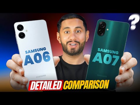 Samsung A07 vs A06 — Best Budget Samsung Phone? | Camera, Performance & PUBG Test