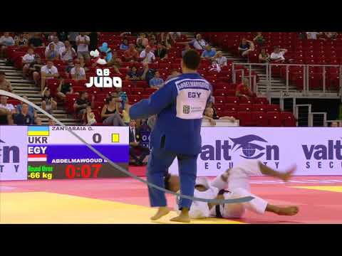 ZANTARAIA Georgii (UKR) ABDELMAWGOUD Mohamed (EGY) -66kg Grand Prix Budapest 2018