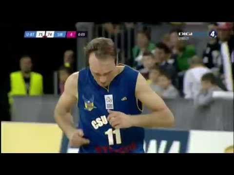 Greseala antisportiva Octavian Calota in finalul partidei cu U-BT Cluj