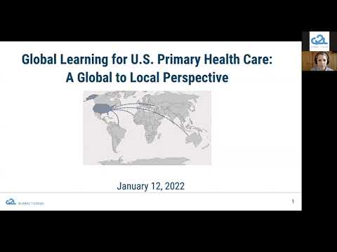 Webinar - Global Learning for U.S. Primary Healthcare