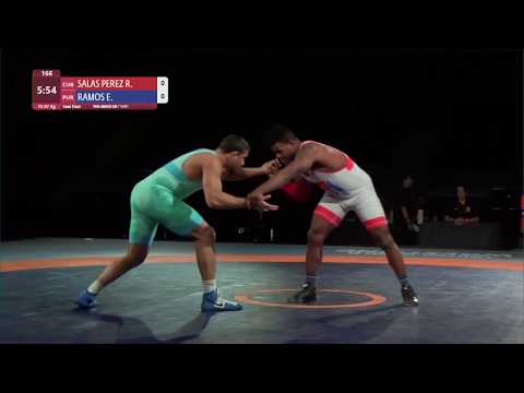 1/2 FS - 97 kg: R. SALAS PEREZ (CUB) v. E. RAMOS (PUR)