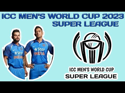 ICC MEN'S WORLD CUP SUPER LEAGUE, MEN'S ODI SUPER LEAGUE 2020, ICC'S MEN'S ODI WC 2023 SUPER LEAGUE