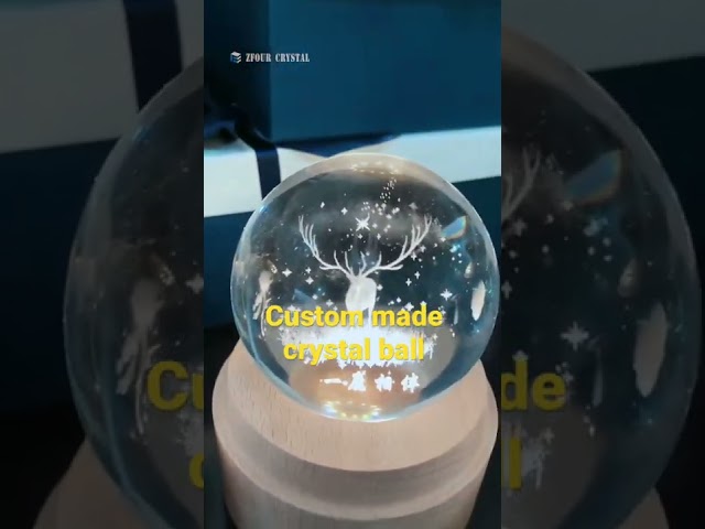 Vídeo relacionado con Besot Láser Grabado Zodiac Sign Crystal Ball Miniatura 3D Crystal Craft Decoration Glass Sphere decoración del hogar Accesorios Regalo (Virgo, 2.36 Inches)