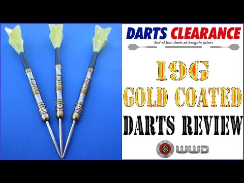 Darts Clearance 19g Gold Coated Darts Review - Modified Michael van Gerwen Darts