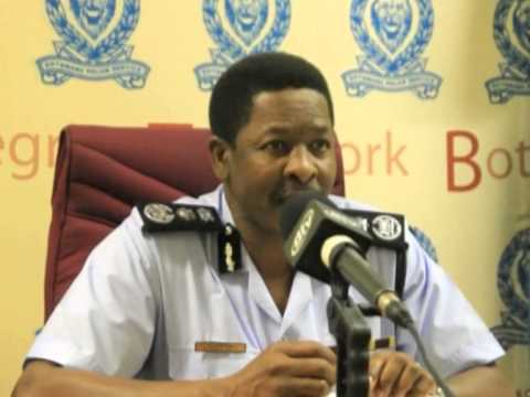 Missing Botswana Police Helicopter - First Press Conference addressed by the Police Commissioner 
