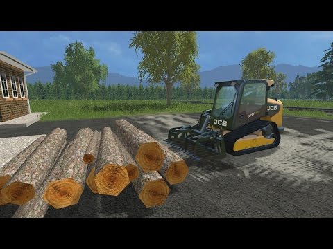 Farming Simulator 15 Lawn Care Ep #12 Cutting Fallen Trees