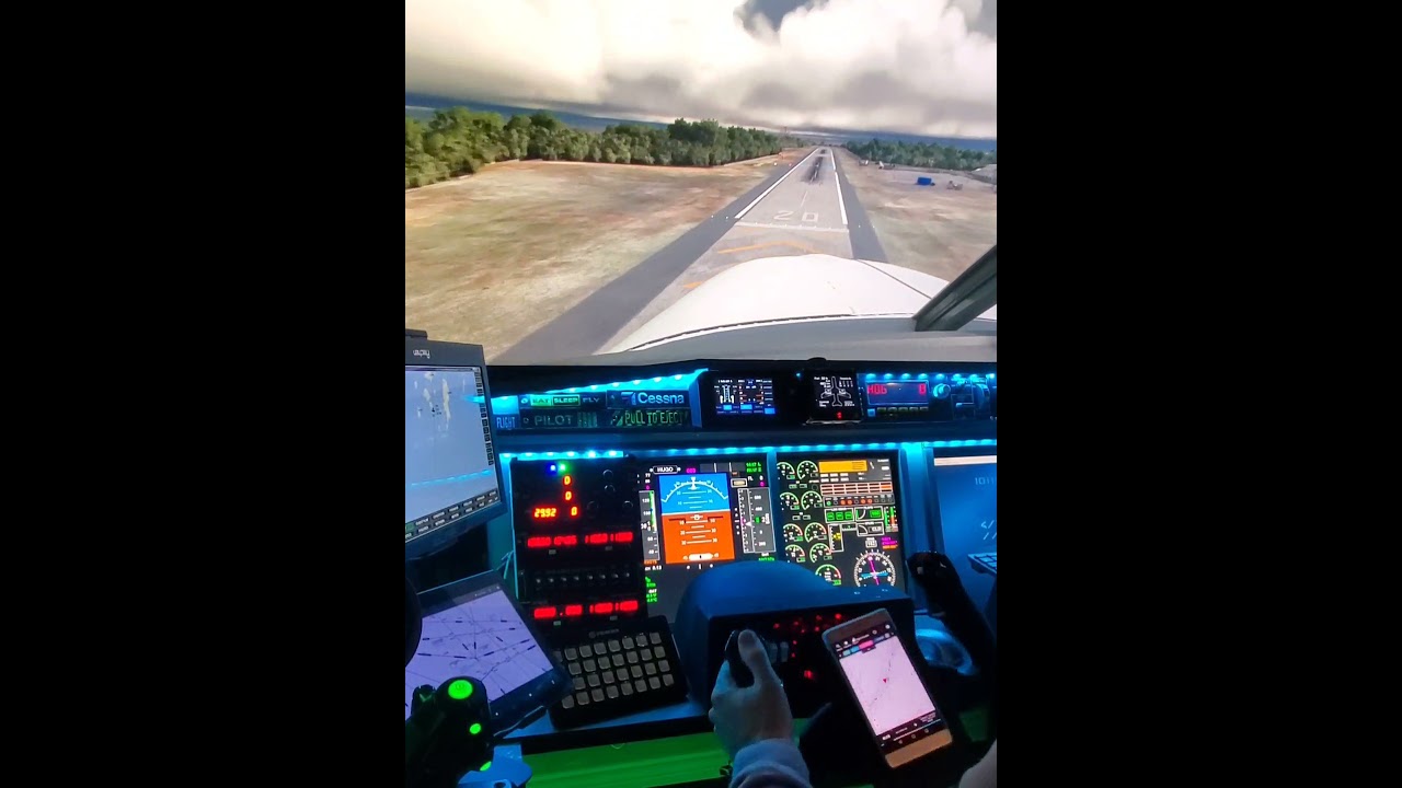 ✈Landing ❤ #vatsim #flightsimulator #Microsoft #msfs2020 #msfs #csahd #simulator #challenges