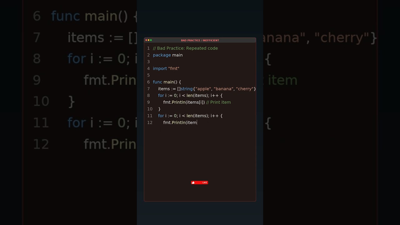 This Bug Looks Fine But Isn't (Go)
