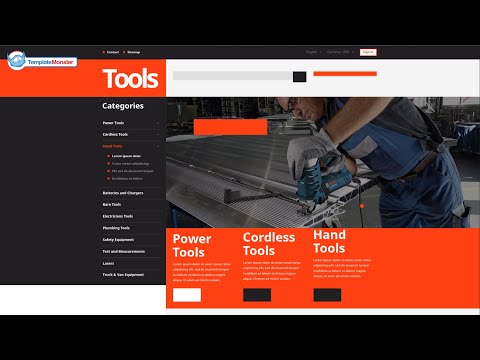 Tools & Supplies PrestaShop Theme, #53477