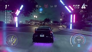 NFS Heat  Civic R'15 RUN#4　サーキットバトル　ボイジャー