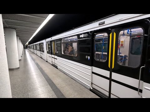 Budapest Metro M3 Ride - Nyugati pályaudvar to Deák Ferenc tér | Hungary | 16/08/24