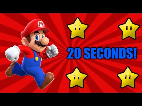 20 Second Speedrun Compilation On Super Mario Maker 2!