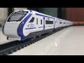 Centy Trains All On 1 Track Vande Bharat Express Passenger Train Cargo Train