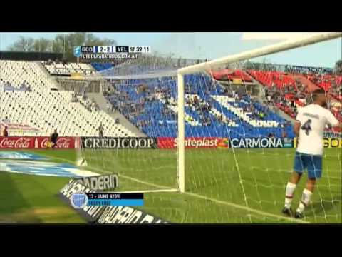 Gol de Ayoví. Godoy Cruz 2 - Vélez 2. Fecha 9. Primera División 2015. FPT