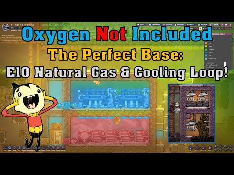 Oxygen not Included: Natural Gas & Cooling Loops! The perfect base!