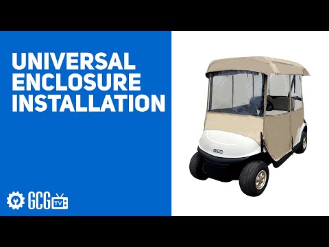 Universal Golf Cart Enclosure | Quick How To Install | Golf Cart Garage