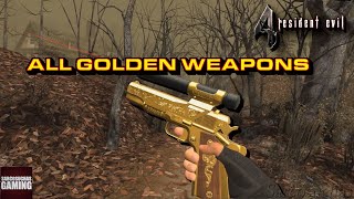 Resident Evil 4 VR - All Golden Weapons (4K)