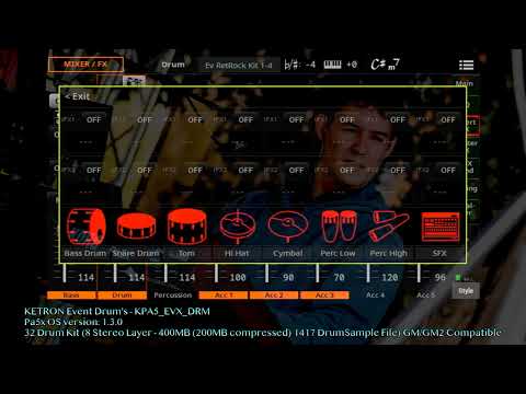 KETRON Event Drum's KORG Pa5x - KPA5_EVX_DRM