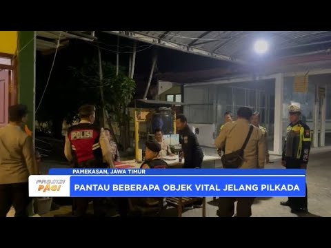 POLRES PAMEKASAN PATROLI OBJEK VITAL JELANG PILKADA
