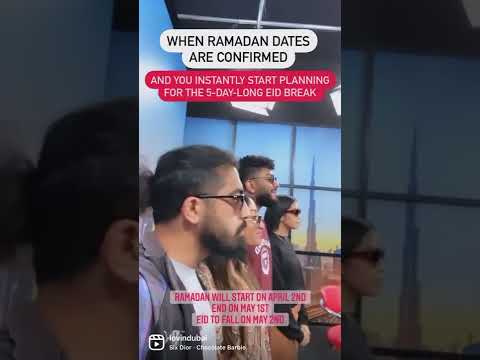 UAE Ramadan And Eid Dates 2022