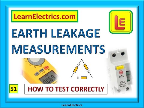 EARTH LEAKAGE MEASUREMENTS
