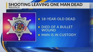 Man dies after apparent gunshot wound, another taken into custody in Waupaca