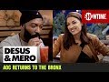 AOC Goes Back To Bartending In The Bronx DESUS MERO SHOWTIME