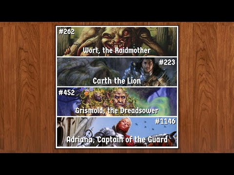 NYAM Ep. 91: Wort vs Carth vs Grismold vs Adriana #MTG #EDH #Gameplay Video