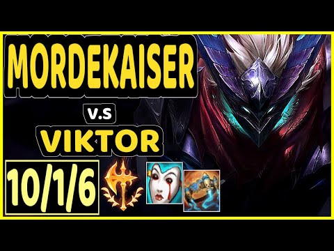 FINN (MORDEKAISER) vs VIKTOR - 10/1/6 KDA TOP CHALLENGER GAMEPLAY - EUW